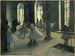 The Rehearsal at the Foyer of the Dance - Edgar Degas — artwork view