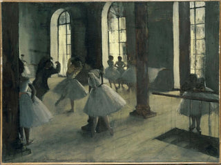 The Rehearsal at the Foyer of the Dance - Edgar Degas — artwork view