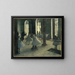 The Rehearsal at the Foyer of the Dance - Edgar Degas — framed artwork on a wall