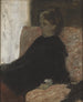 Lady in Black - Edgar Degas — artwork view
