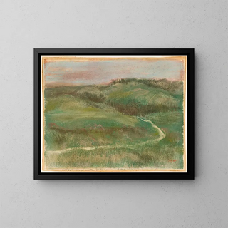 Landscape Painting - Edgar Degas — framed artwork on a wall