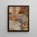 The Bath Woman in her Bathtub - Edgar Degas — framed artwork on a wall