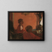 Madame Camus - Edgar Degas — framed artwork on a wall