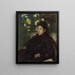 Mademoiselle Malo - Edgar Degas — framed artwork on a wall