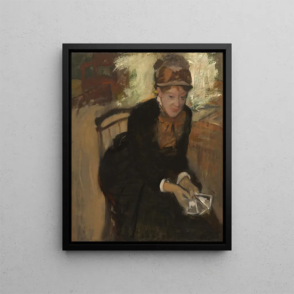 Mary Cassatt - Edgar Degas — framed artwork on a wall