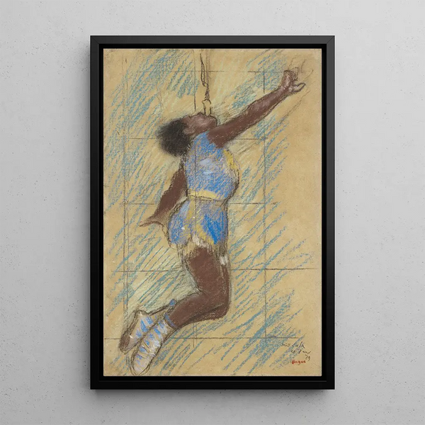 Reproduction of the painting Miss Lala at the Fernando Circus - Edgar Degas
