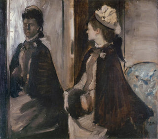 Madame Jeantaud dans le miroir - Edgar Degas — artwork view