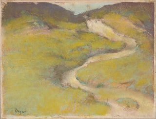 Path in a field - Edgar Degas — artwork view