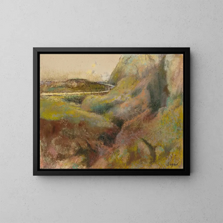 Landscape Painting - Edgar Degas — framed artwork on a wall
