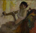Portrait of Miss Rose Caron - Edgar Degas — artwork view