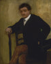 Portrait of a seated man - Edgar Degas — artwork view