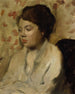 Portrait of a Young Woman - Edgar Degas — artwork view