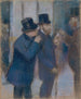 Portraits à la Bourse (Conflit de cas) - Edgar Degas — artwork view