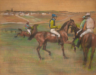 Horses of racing - Edgar Degas — artwork view