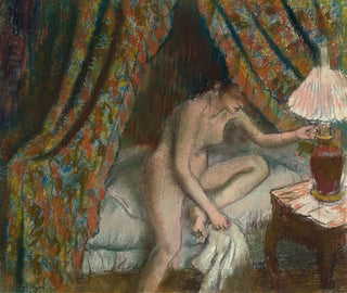 Retirement Painting - Edgar Degas — artwork view