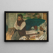 Portrait Painting of Diego Martelli - Edgar Degas — framed artwork on a wall