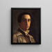 Self-portrait Painting - Edgar Degas — framed artwork on a wall