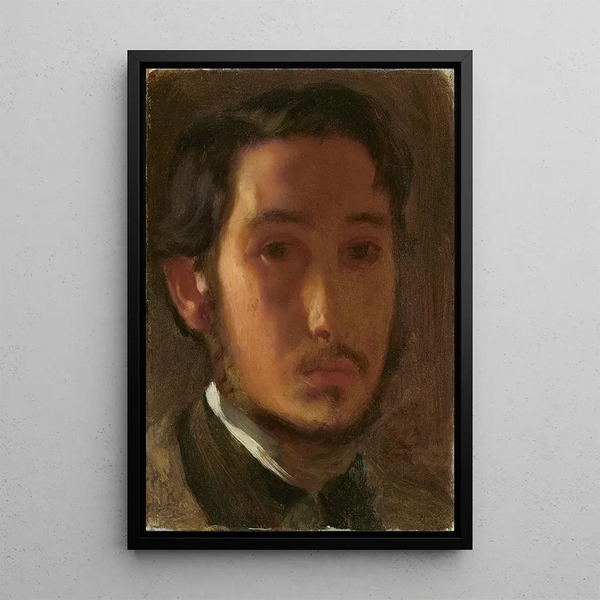 Reproduction of the painting Self-portrait with a White Collar - Edgar Degas