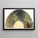 Singer in a Parisian café-garden - Edgar Degas — framed artwork on a wall