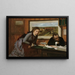 Boudeur Painting - Edgar Degas — framed artwork on a wall