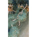 Dancing girl wobbling Green dancer - Edgar Degas — artwork view