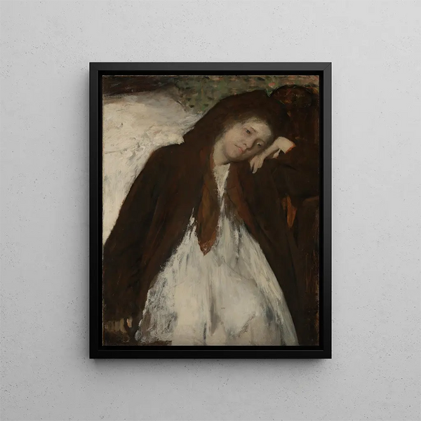 The Convalescent - Edgar Degas — framed artwork on a wall