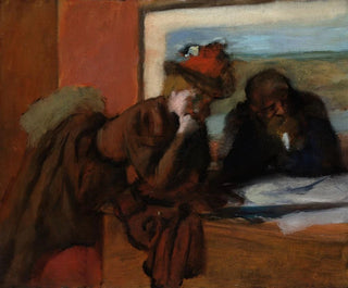 La Conversation - Edgar Degas — artwork view
