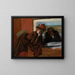 La Conversation - Edgar Degas — framed artwork on a wall