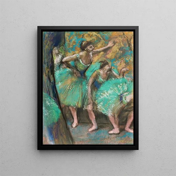 Les danseurs - Edgar Degas — framed artwork on a wall