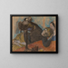 The milliner - Edgar Degas — framed artwork on a wall