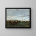 Les Courses - Edgar Degas — framed artwork on a wall