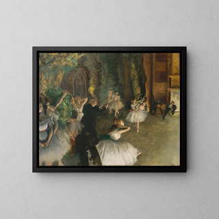La Répétition du ballet sur scène - Edgar Degas — artwork view
