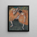 Two Dancers - Edgar Degas — framed artwork on a wall
