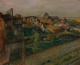 View of Saint-Valery-sur-Somme - Edgar Degas — artwork view