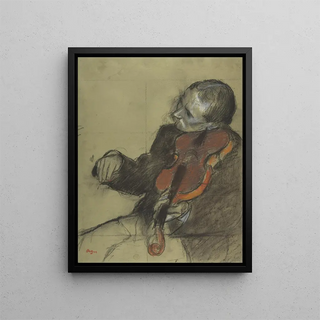 Edgar Degas - Violinist Study for The Dance Lesson.webp