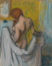 Woman with a Towel - Edgar Degas — artwork view