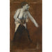 Reproduction of the painting Young woman half undressed Young woman at the toilette - Edgar Degas