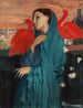 Young Woman with Ibis - Edgar Degas — artwork view