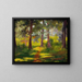 Landscape Painting - Edgar Julian Bissell — framed artwork on a wall