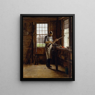 L'armurerie - Edgar Melville Ward — framed artwork on a wall