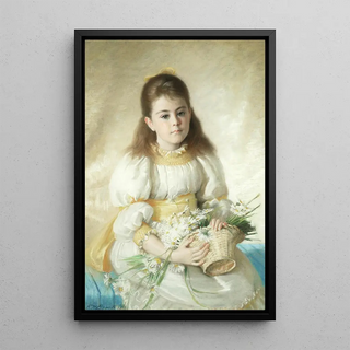 Reproduction of the painting The flower basket - Edith Augusta James