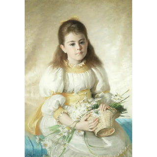 Reproduction of the painting The flower basket - Edith Augusta James