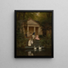 Nourrir les cygnes - Edith Hayllar — framed artwork on a wall