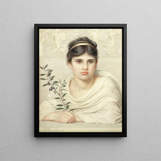 Myrrhine - Edith Martineau — framed artwork on a wall