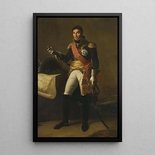 Le maréchal André Masséna 1758-1817 duc de Rivoli et prince d'Essling - Edme-Adolphe Fontaine — framed artwork on a wall