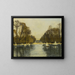 Les jardins des Tuileries à Paris - Edme-Emile Laborne — framed artwork on a wall