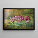 Saules et iris près d'un ruisseau - Edmond Allouard — framed artwork on a wall