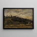 Les moulins de Montmartre versant nord - Edmond Charles Joseph Yon — framed artwork on a wall