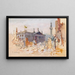 Rue Sackville en ruines - Edmond Delrenne — framed artwork on a wall