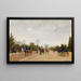 L'avenue du Bois de Boulogne - Edmond Grandjean — framed artwork on a wall